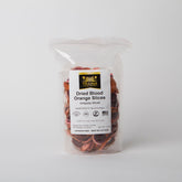 Traina Blood Orange Slices bag front view, gluten-free and kosher-certified fruit for recipes.