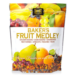 Traina Home Grown Baker’s Fruit Medley with diced peaches, ideal for on-the-go snacking