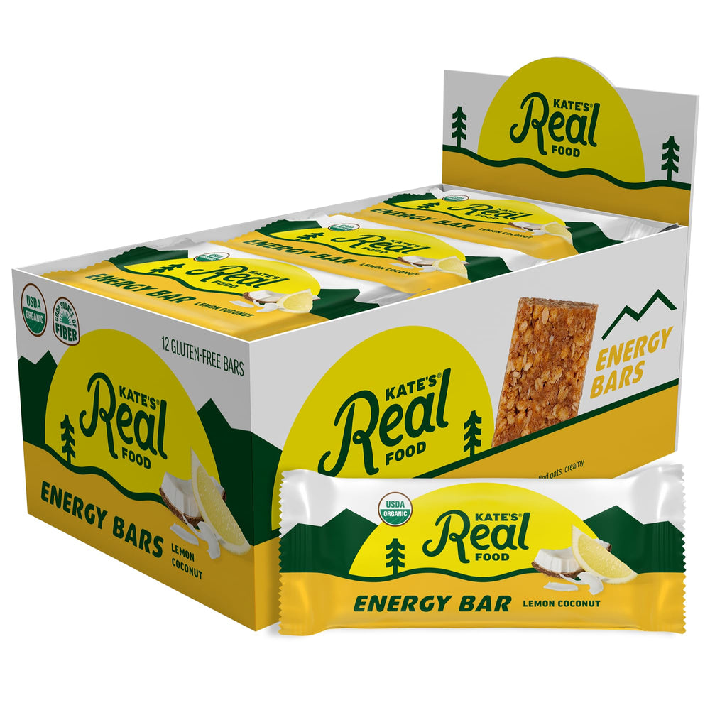 Tram Bar Kate's Real Food Lemon Coconut bar pack for on-the-go energy