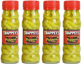 Trappey's Hot Peppers in Vinegar close-up jar, vibrant peppers for quick flavor lift