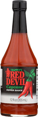 Trappey's Red Devil sauce bottle showcasing bold cayenne flavor for everyday meals