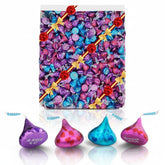 TREATBASKET milk chocolate conversation Easter kisses in multi-color foils for festive display