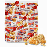 TREATBASKET PaydayPeanut Fun Size bars in bulk packaging, ideal for sharing.