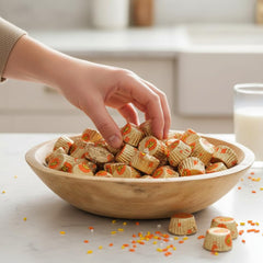 TREATBASKET Resse cups, individually wrapped for easy on-the-go snacking.