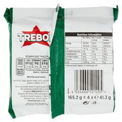 Trebor Extra Strong Peppermint Mints pack back shows branding for easy recognition