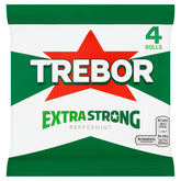 Trebor Extra Strong Peppermint Mints pack front for bold fresh breath on the go