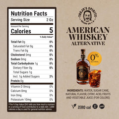 Pouring Trejo's Spirits American Whiskey Alternative into a glass for a grassy, non-alcoholic drink