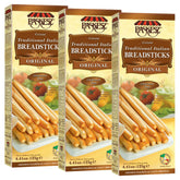 Tribello Grissini Original breadsticks pack; great for dipping and sharing.