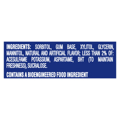 Trident Perfect Peppermint gum 14 pieces per pack for sugar-free freshness.