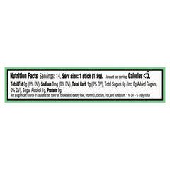 Trident Purely Spearmint gum sticks ready to chew with minty freshness.