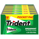 Trident Spearmint pocket-pack-case keeps gum fresh on the go.