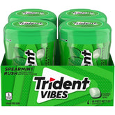Trident Vibes Spearmint Rush bottle front view for desk freshness.