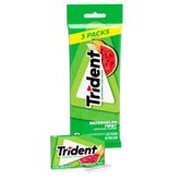 Trident Watermelon Twist gum pack front, ready for fresh breath on the go