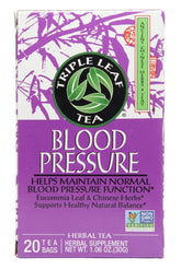 Triple Leaf Tea Blood Pressure box for a convenient daily ritual