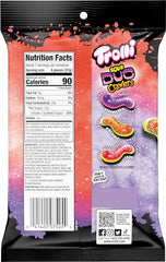 Trolli Sour Brite Duo Crawlers vibrant worms close-up ideal for sharing with friends
