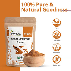 Tropical Goodness Ceylon Cinnamon powder texture ideal for baking