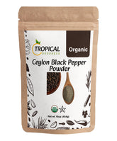 Tropical Goodness ground black pepper powder bottle releasing rich aroma for cooking