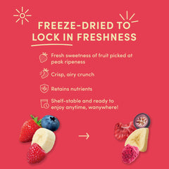 Tru Fru Variety Pack close-up label communicates quality and branding.