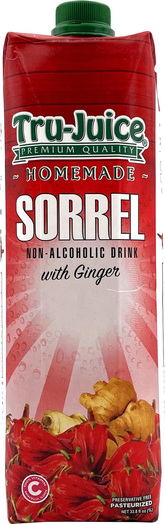 Tru Juice Sorrel-Ginger bottle ready to sip, offering a refreshing natural beverage.