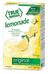 True Citrus Original Lemonade packet—classic lemon flavor for travel