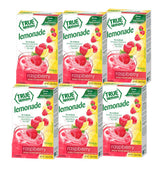 True Lemon Raspberry Lemonade pack front with six-pack, ready for hydration.