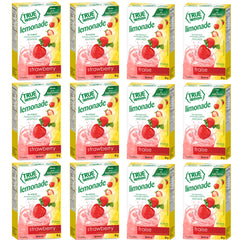 True Lemon Strawberry Lemonade drink mix for 16 oz water delivers refreshing hydration.