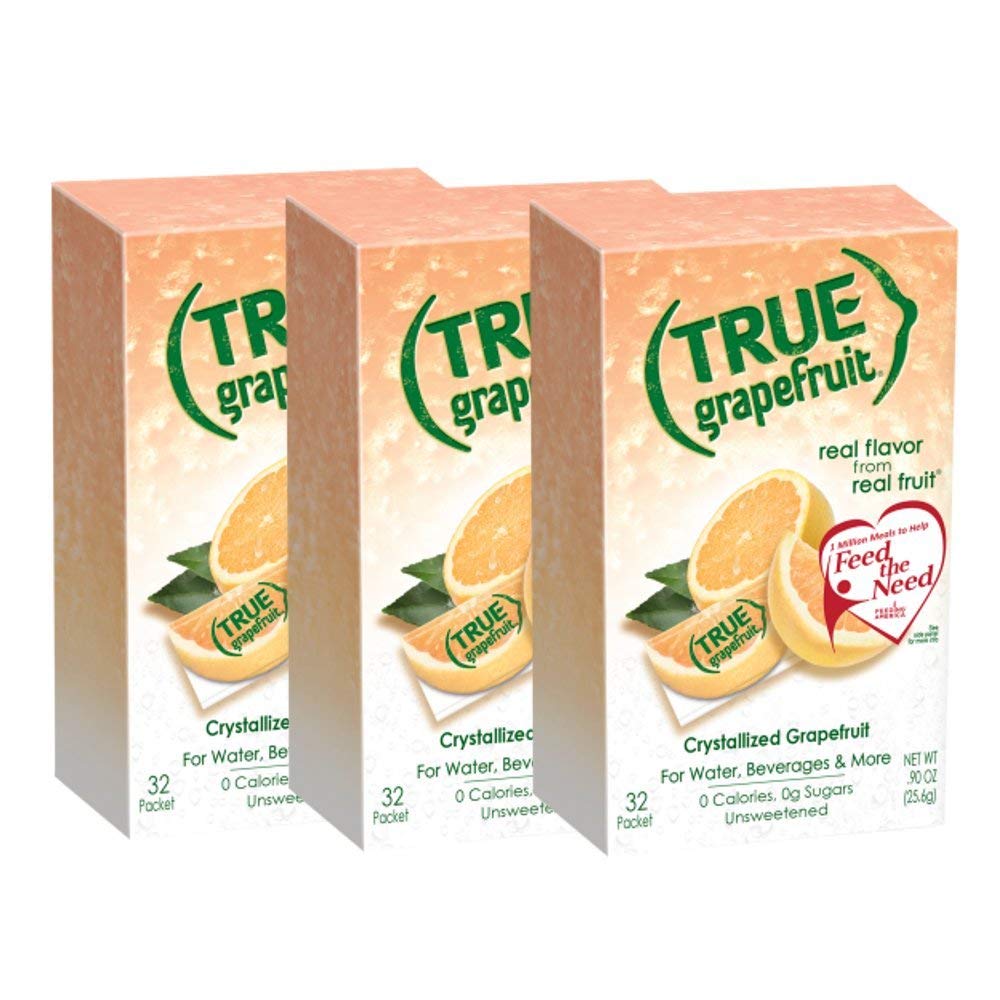 True Citrus True Grapefruit crystallized packets for on-the-go flavor boost.
