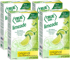 True Citrus True Lime Original Limeade box shows naturally sweetened, preservative-free refreshment.