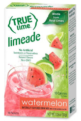 True Citrus True Lime Watermelon Aqua Fresca box of 12 for on-the-go hydration