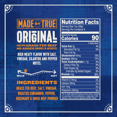 True Jerky biltong slab sliced portions ready for quick, high-protein snacking