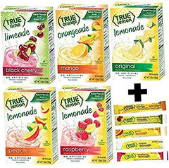 True Lemon Assorted Pack boxes for on-the-go citrus flavor variety.