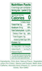 True Lemon Energy Variety Pack side view showing two flavors.