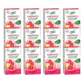 True Lemon Raspberry Lemonade packet pours into water for refreshing hydration.