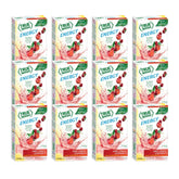 True Lemon Energy Wild Cherry Cranberry bottle pour shows a crisp, sugar-free refreshment