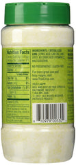 True Lime shaker back label highlights ingredients and usage ideas for quick recipes.