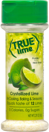 True Lime Shaker packaging front shows crystallized lime flavor for quick meals