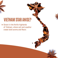 Star anise enhancing soup or curry with depth and aroma