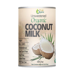 True Organic Unsweetened Coconut Milk curry dish ready to simmer, rich and dairy-free.