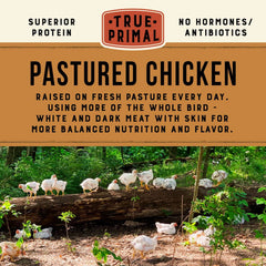 True Primal bone broth base with extra gelatin adds hearty texture.