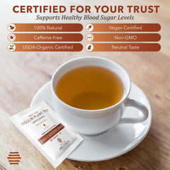 True Vine Insulin Plant Tea biodegradable sachets for eco-friendly brewing
