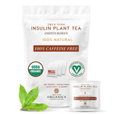 True Vine Insulin Plant Tea pack with 31 organic sachets for daily wellness