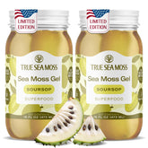 TrueSeaMoss gel bottle closeup showing silky texture ideal for smoothies