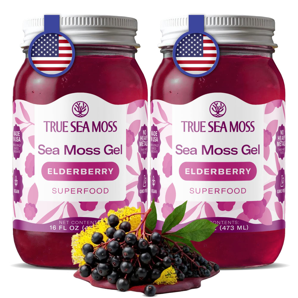 TrueSeaMoss sea moss gel jar with smooth texture ideal for smoothies