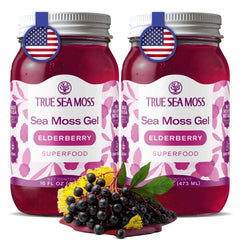 TrueSeaMoss sea moss gel jar with smooth texture ideal for smoothies
