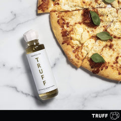 TRUFF White Truffle Oil finished on a dish for restaurant-like shine