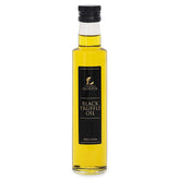 TruffleHunter black truffle oil bottle with glossy finish, ready to elevate home cooking aroma.