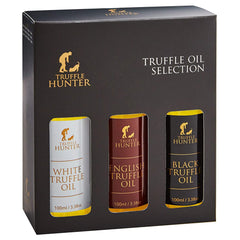 TruffleHunter black truffle oil bottle enhances earthy aroma for dishes