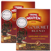Trung Nguyen Gourmet Blend beans—bold aroma for morning routines.