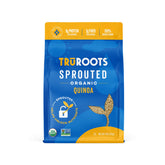 truRoots spouted quinoa bag on shelf, a versatile pantry staple for wholesome meals.