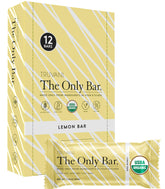 Truvani Lemon Bar 12-pack front view for on-the-go snacking and protein.
